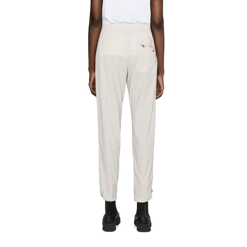 Herno Gray Elastane Casual Pants for Women - Stylish Comfort