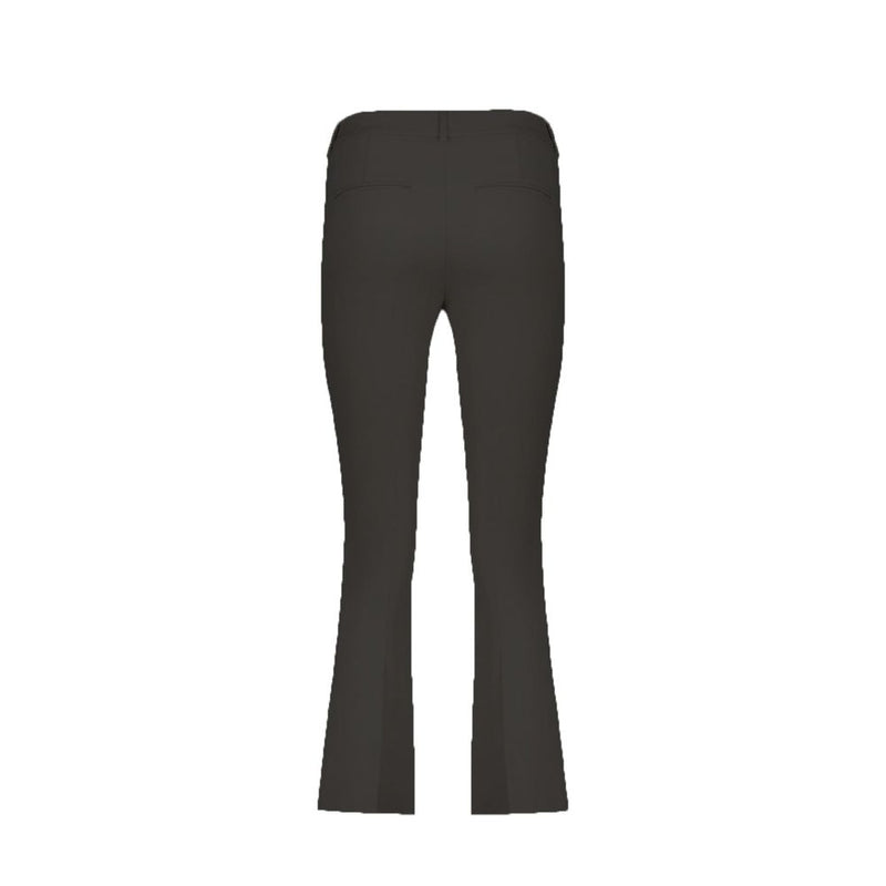 Herno Black Elastane Flared Pants for Women - Chic & Versatile