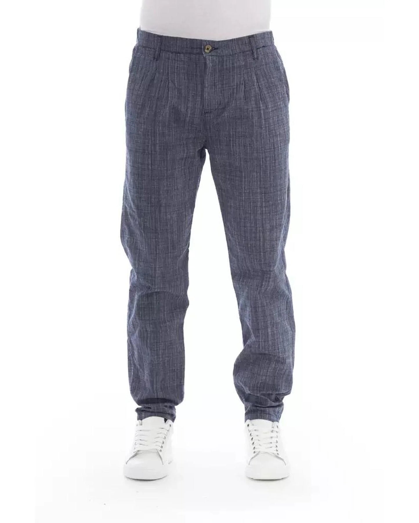 Baldinini Trend blauwe katoenen chino broek