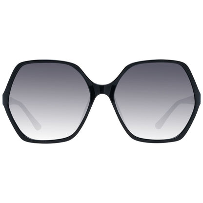 Lunettes de soleil Guess en plastique noir