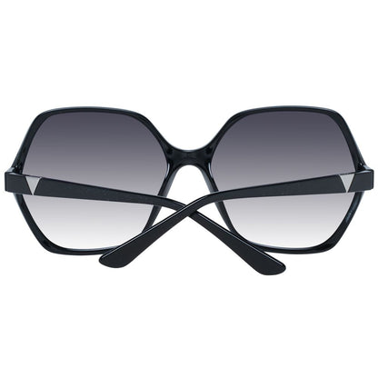 Lunettes de soleil Guess en plastique noir