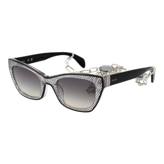 Lunettes de soleil Guess en plastique noir