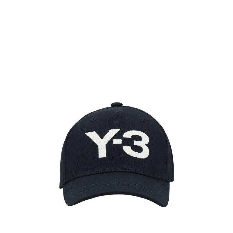 Y-3 Zwarte katoenen pet (baseballpet)