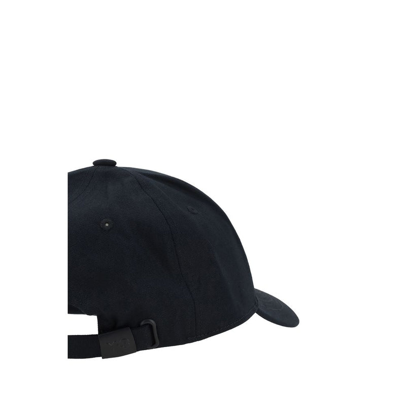 Y-3 Zwarte katoenen pet (baseballpet)