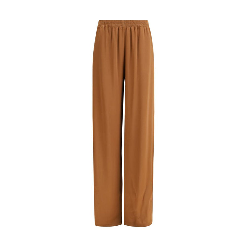 Fabiana Filippi Beige Viscose Casual Pants - Elegant & Versatile