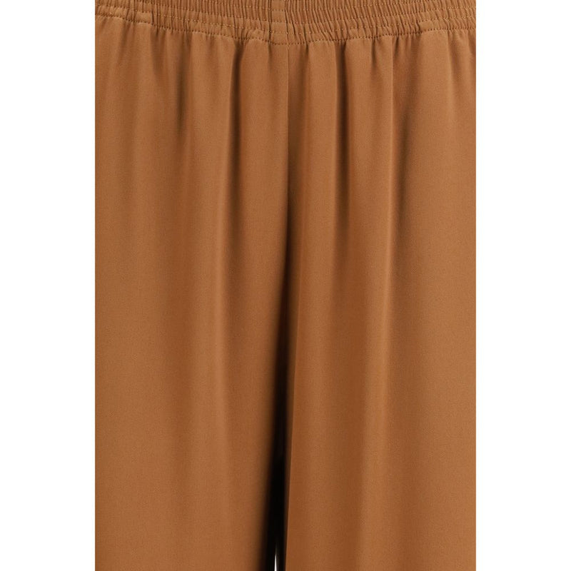 Fabiana Filippi Beige Viscose Casual Pants - Elegant & Versatile