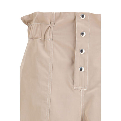 Marni Beige Cotton Casual Pants