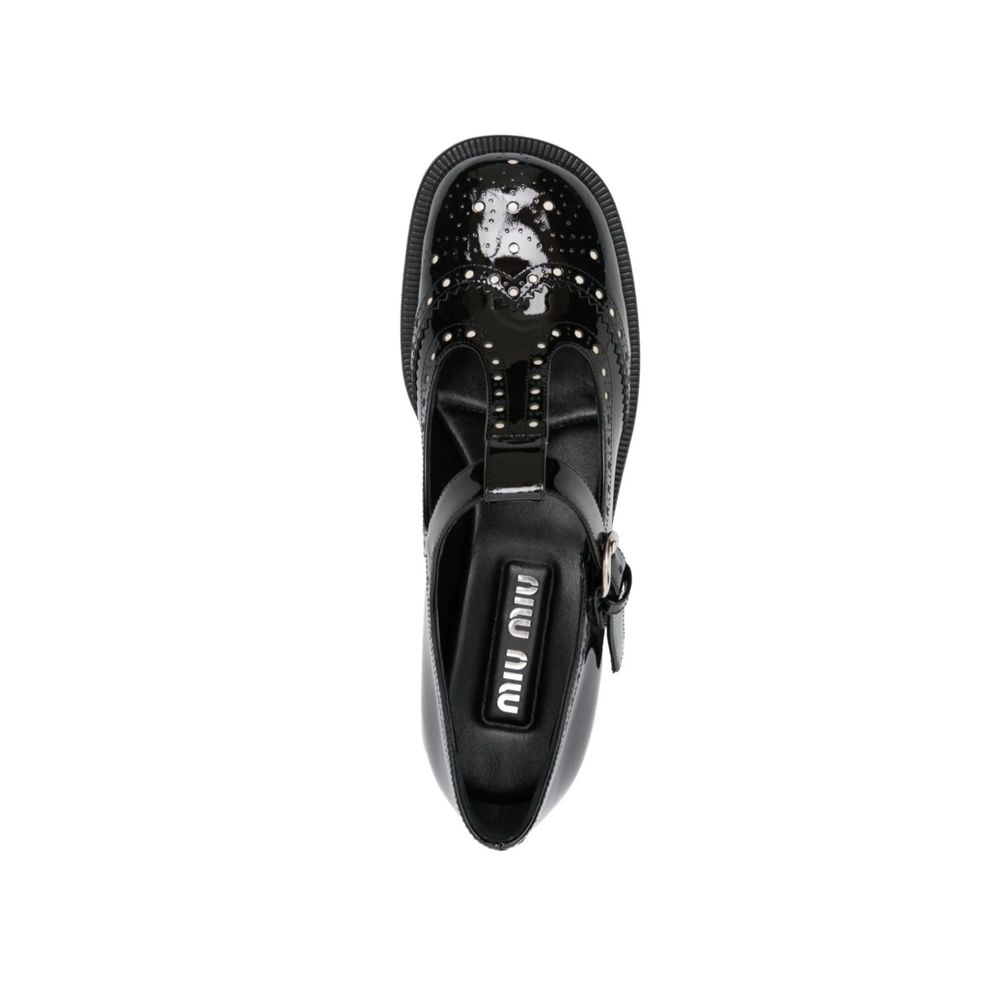 Miu Miu Black Calfskin Shoes for Women - Elegant & Comfortable