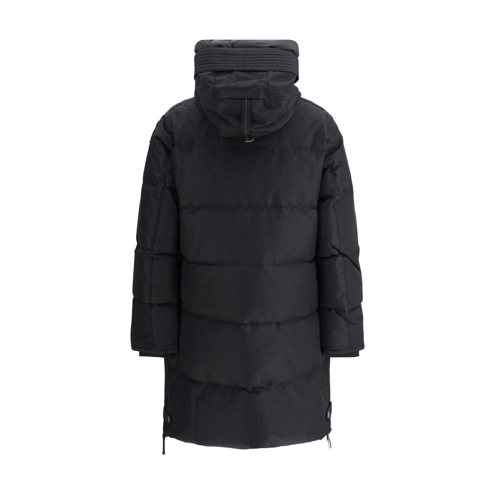 Manteau en nylon noir pour parachutistes