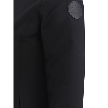 Parka en nylon noir Woolrich