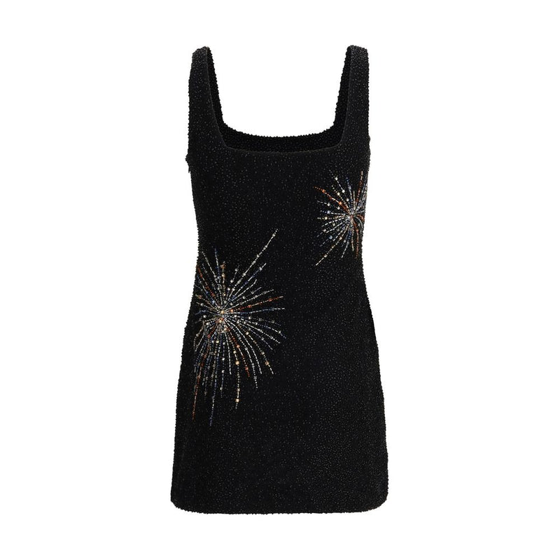 Staud Sable Dress Firework - Black Casual Mini Dress