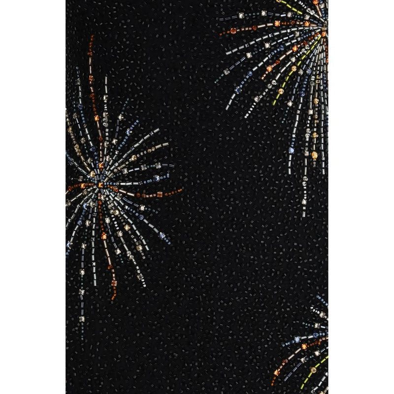 Staud Sable Dress Firework - Black Casual Mini Dress