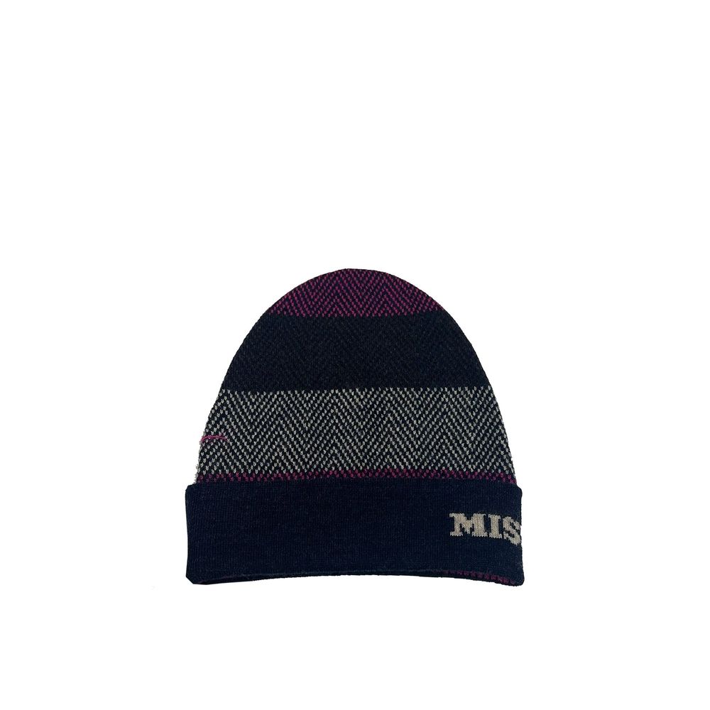 Missoni blauwe wollen muts