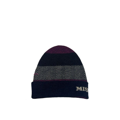 Missoni blauwe wollen muts