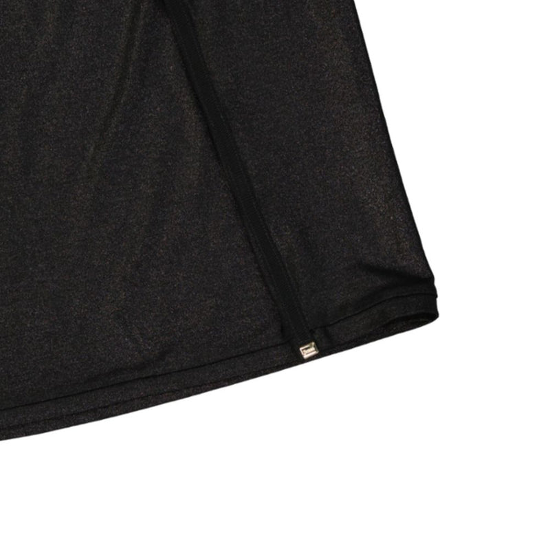 Herno Black Elastane T-Shirt for Women - Sophisticated Style