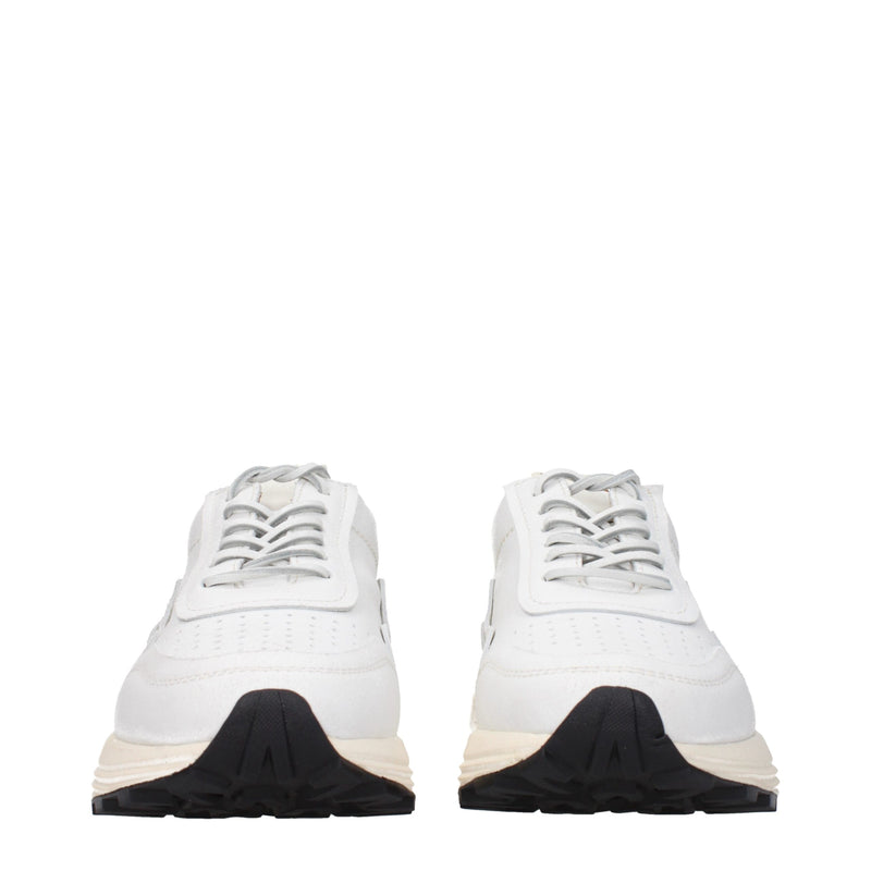 Buttero White Leather Chunky Sneakers for Men - Stylish Comfort