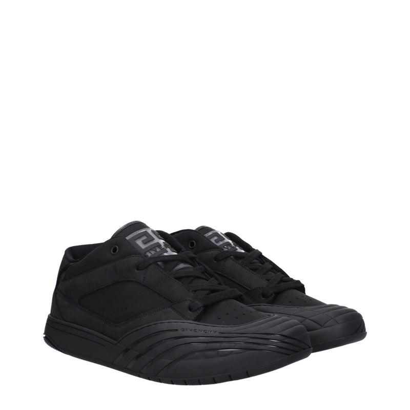 Givenchy Black Fabric Low Top Sneakers for Men - Stylish Comfort