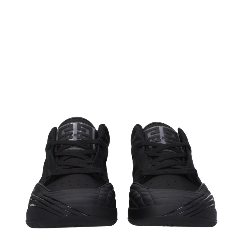 Givenchy Black Fabric Low Top Sneakers for Men - Stylish Comfort