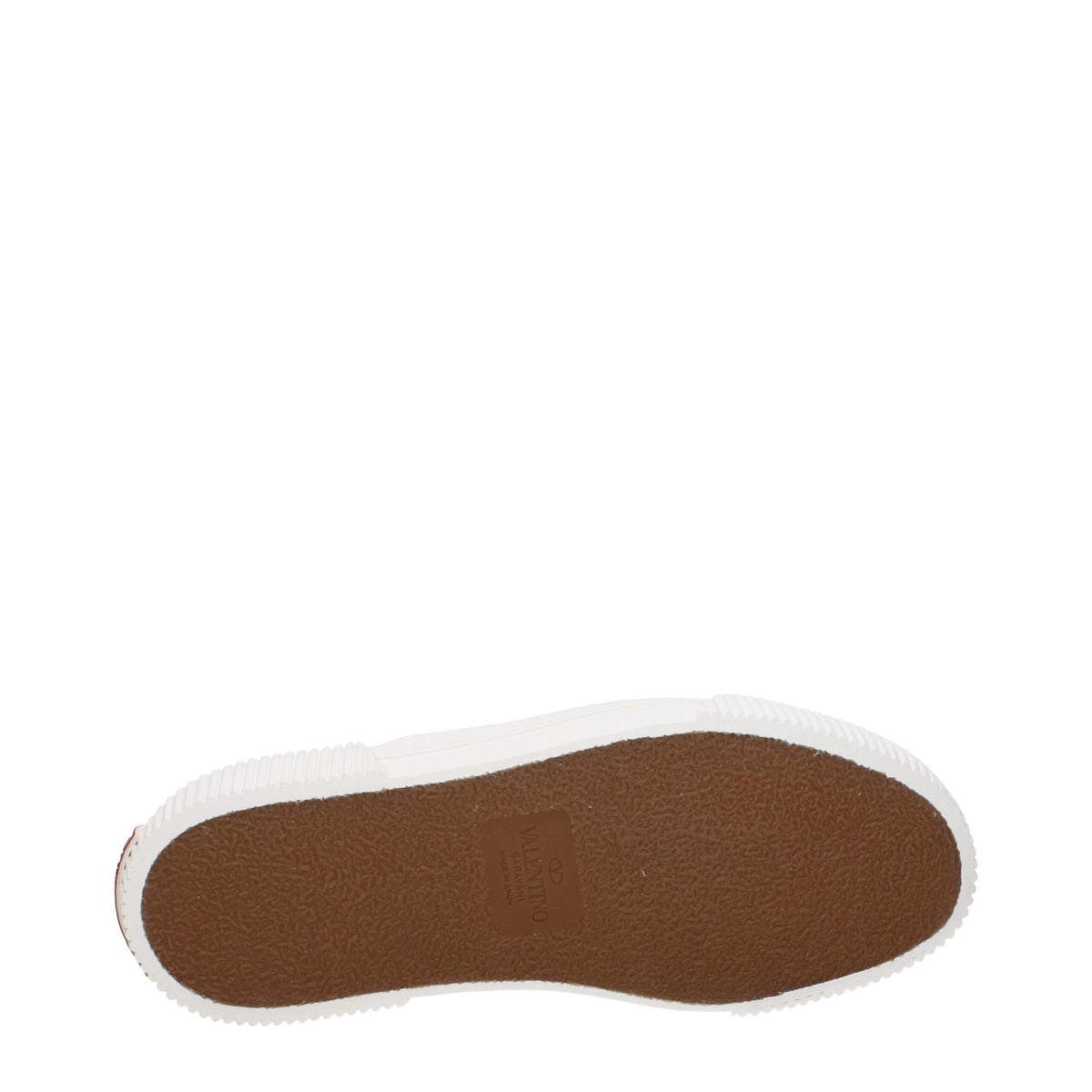 Valentino Garavani Brown Fabric Slip-On Loafers for Men