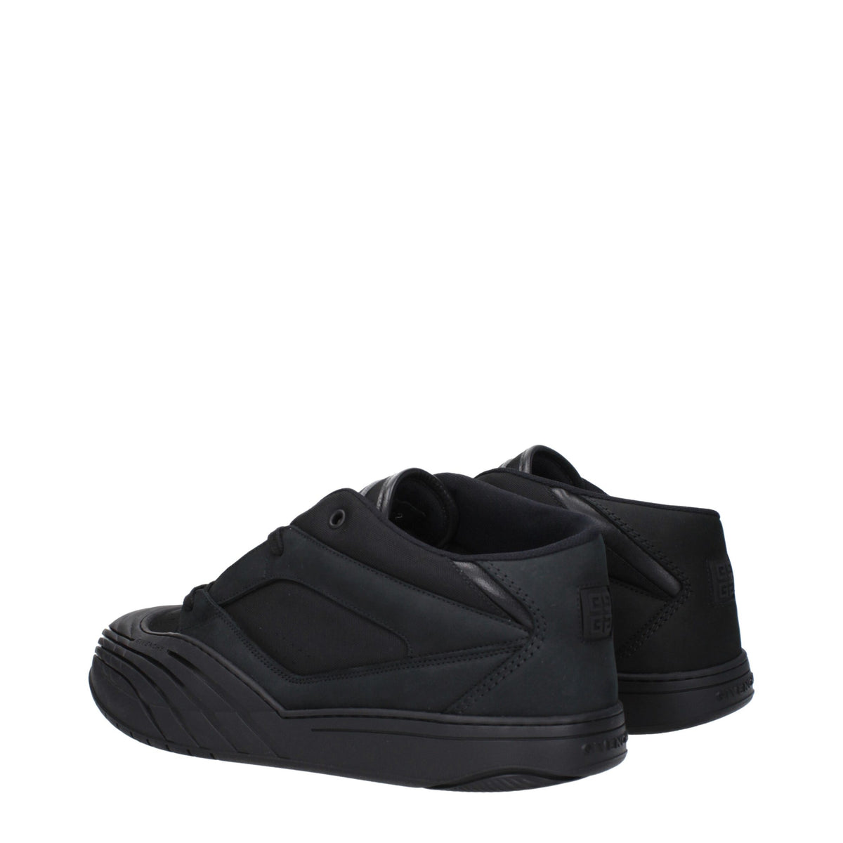 Givenchy Black Fabric Low Top Sneakers for Men - Stylish Comfort