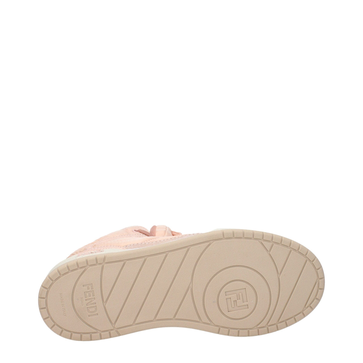Fendi Pink Nylon High Top Sneakers for Women