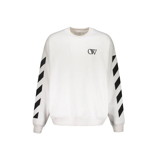 Off-White White Cotton Sweatshirt