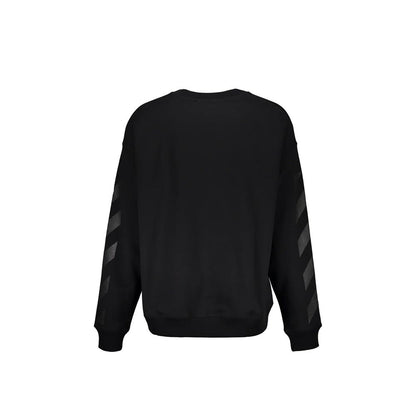 Off-White Black Cotton Sweatshirt
