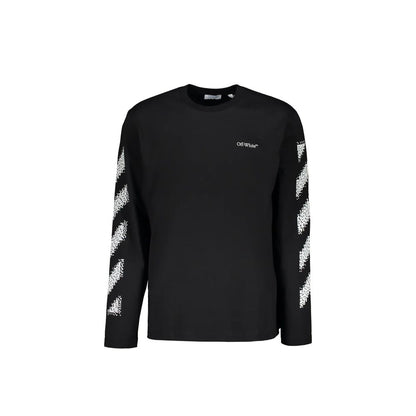 Off-White Black Cotton Sweatshirt