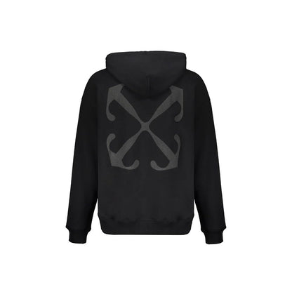 Off-White Black Cotton Sweatshirt