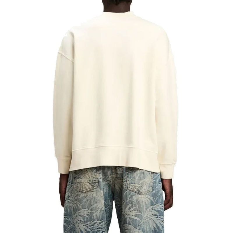Palm Angels White Cotton Sweatshirt for Men