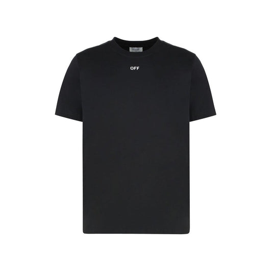 T-shirt Off-White en coton noir