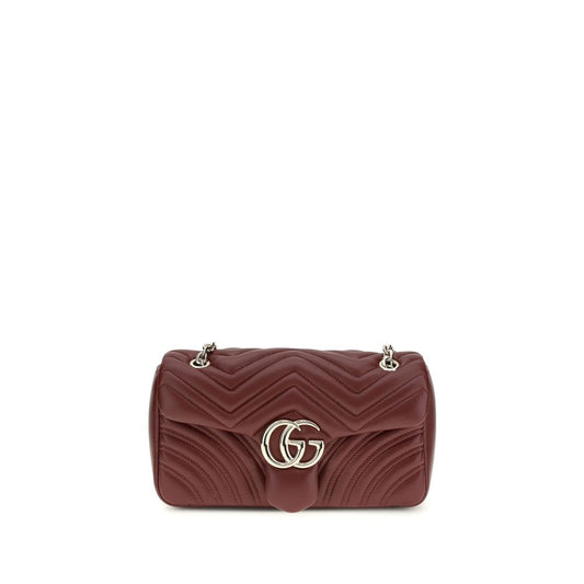 Sac bandoulière Gucci Bos Taurus en cuir de veau bordeaux