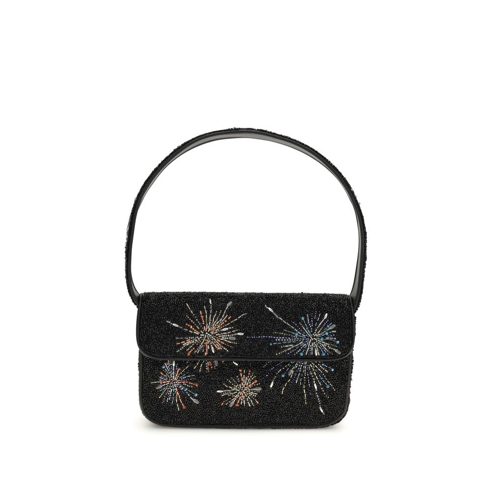 Sac bandoulière Staud multicolore en rayonne