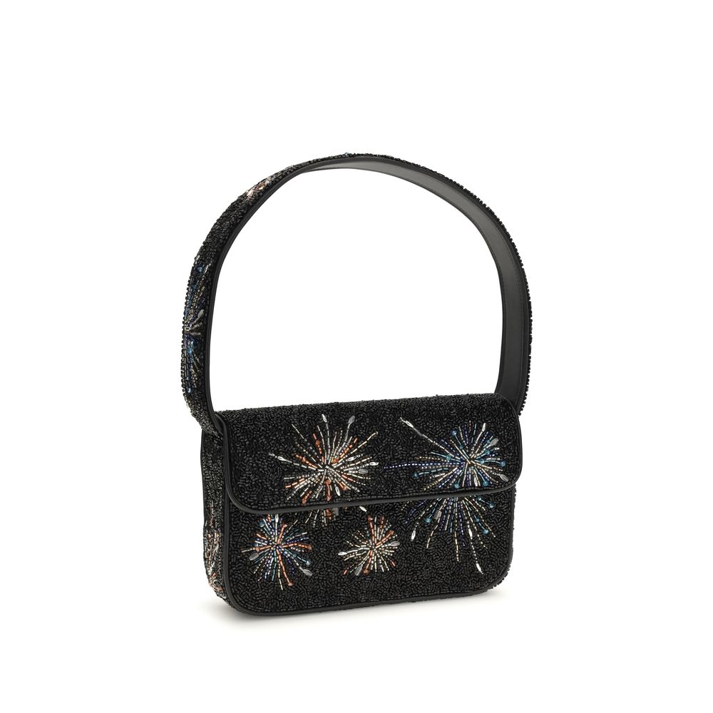 Sac bandoulière Staud multicolore en rayonne