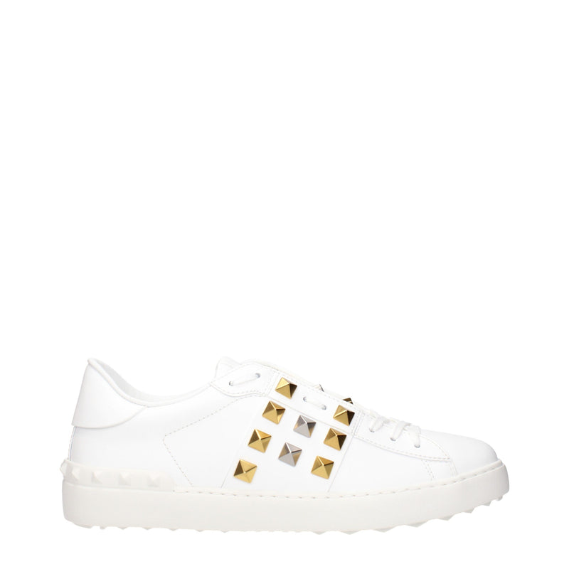 Valentino Garavani Sneakers en Cuir Blanc pour Hommes