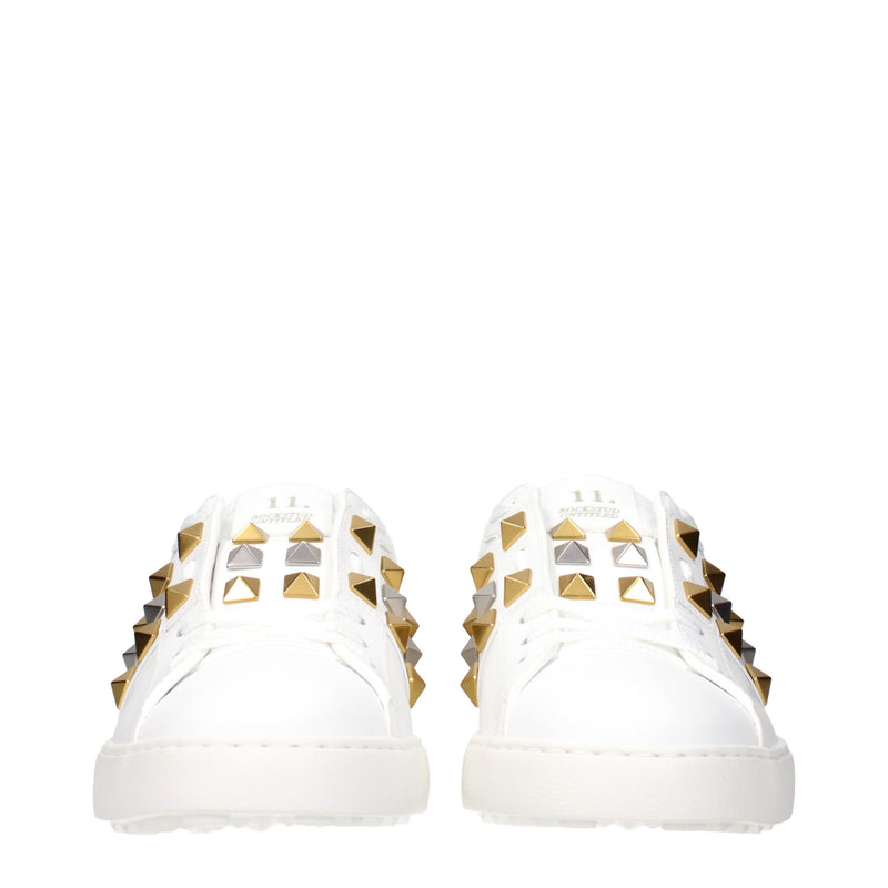 Valentino Garavani Sneakers en Cuir Blanc pour Hommes