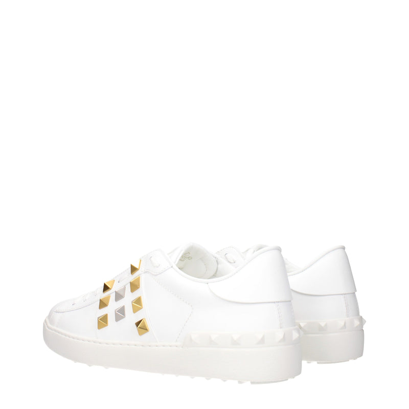 Valentino Garavani Sneakers en Cuir Blanc pour Hommes