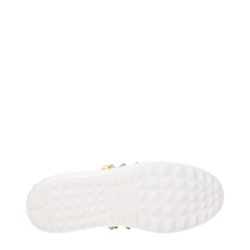 Valentino Garavani Sneakers en Cuir Blanc pour Hommes