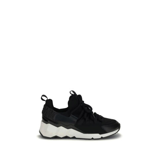 Pierre Hardy Trek Cosmetic Sneakers - Black Neoprene Athletic Shoes