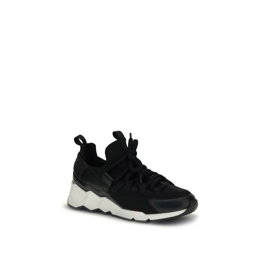 Pierre Hardy Trek Cosmetic Sneakers - Black Neoprene Athletic Shoes
