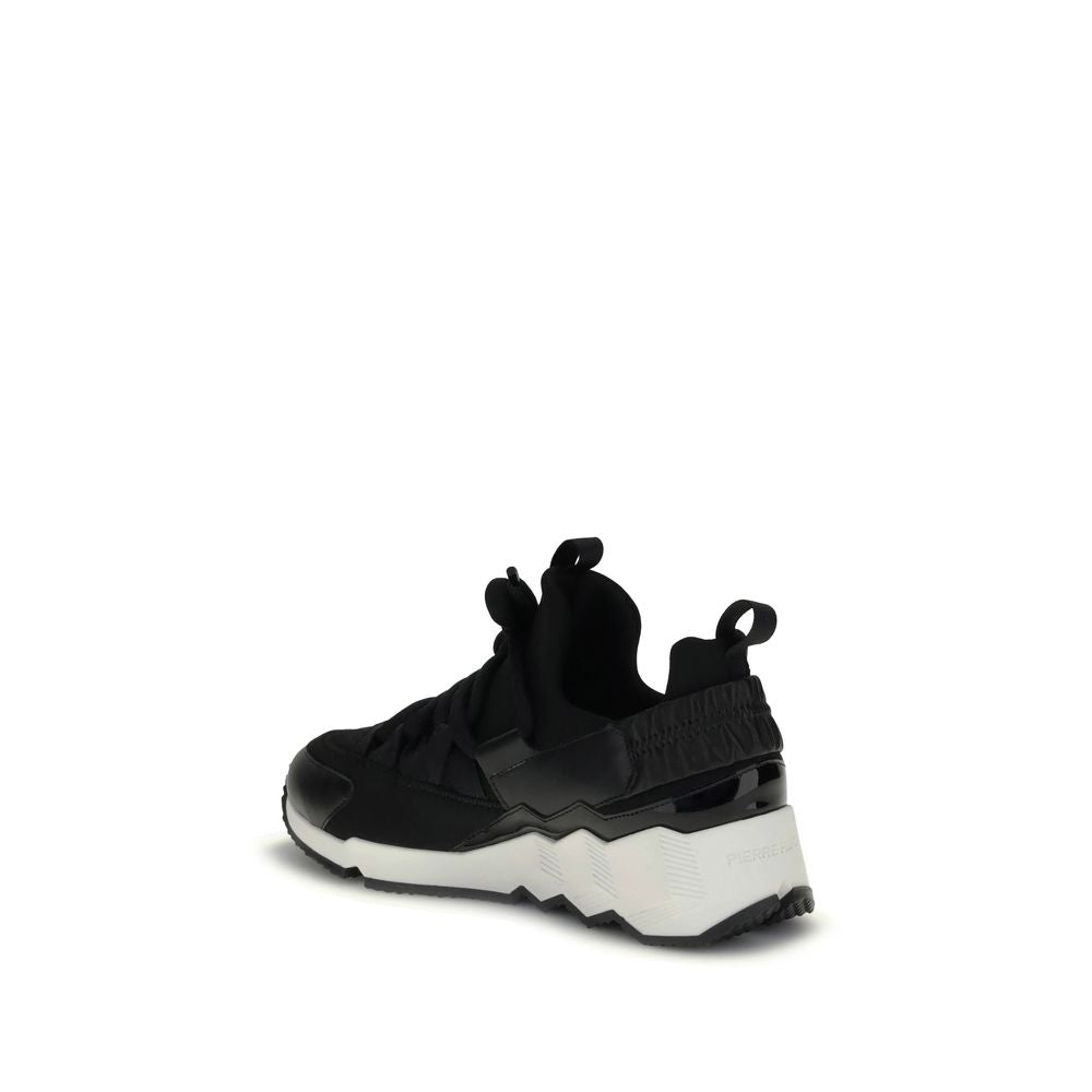 Pierre Hardy Trek Cosmetic Sneakers - Black Neoprene Athletic Shoes