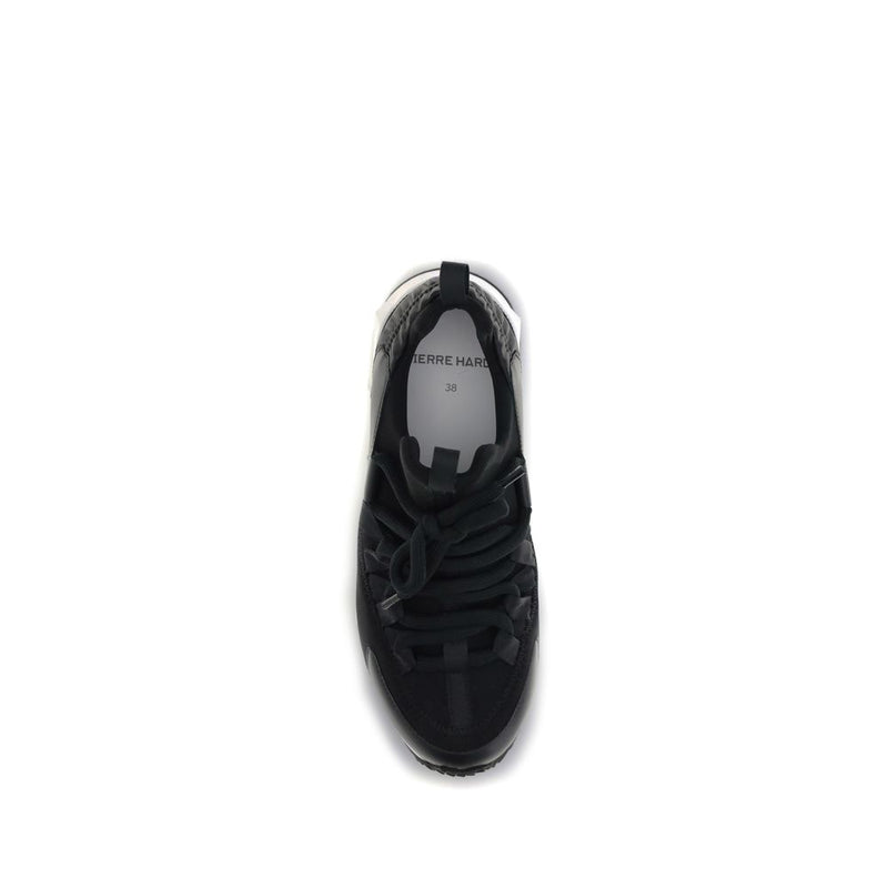 Pierre Hardy Trek Cosmetic Sneakers - Black Neoprene Athletic Shoes