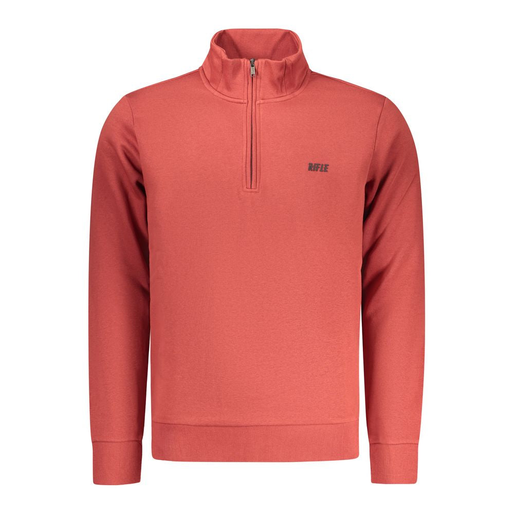Sweat-shirt homme en coton rouge fusil