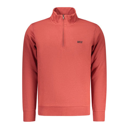 Sweat-shirt homme en coton rouge fusil
