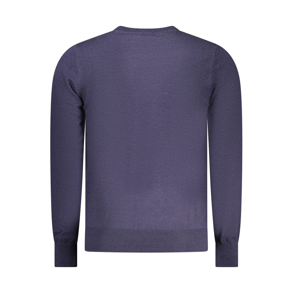 Rifle Blue Polyester Men's Sweater - Stylish Knitwear Essential