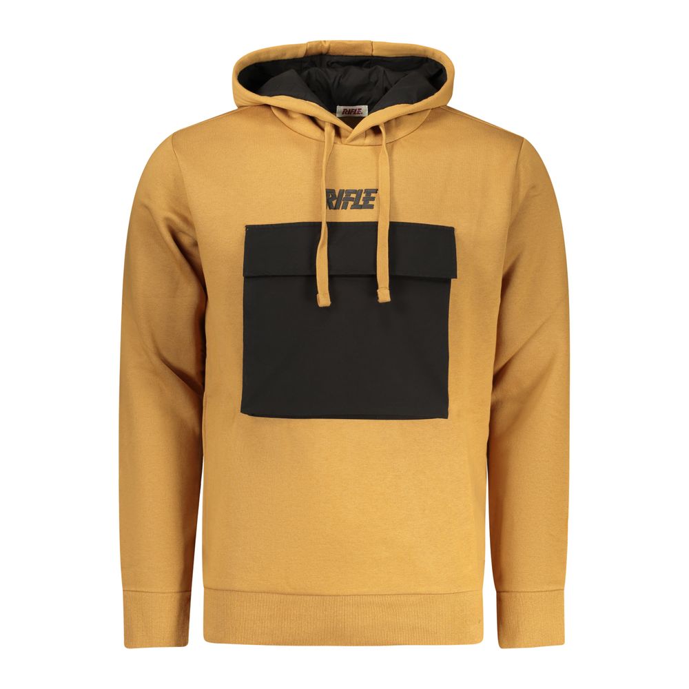 Sweat-shirt homme Rifle Marrone en coton
