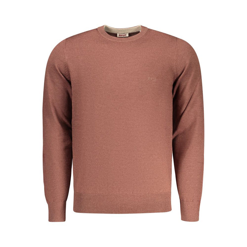 Rifle Marrone Polyester Sweater for Men
