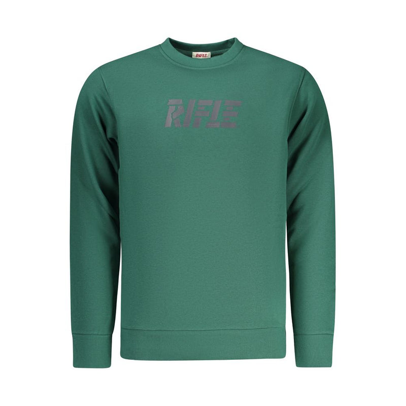 Rifle Green Cotton Sweatshirt - Comfortable & Stylish