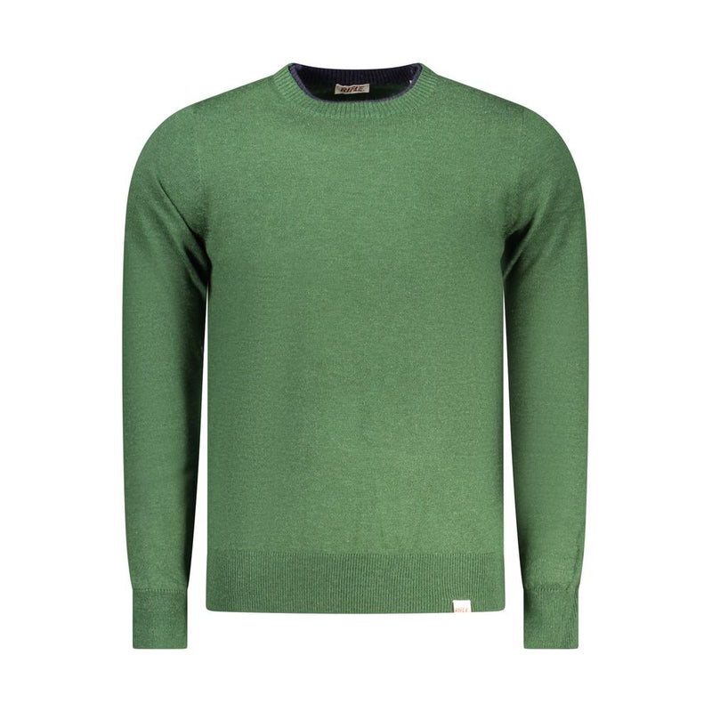 Rifle Verde Polyester Sweater for Men