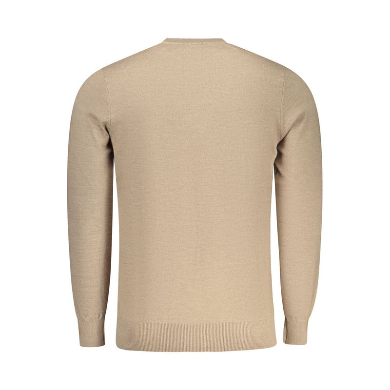 Rifle Beige Polyester Men's Sweater - Stylish & Comfortable